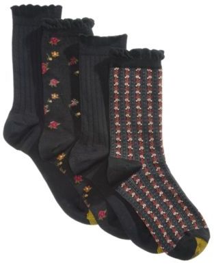 Gold Toe Women's 4-Pk. Floral Socks, A Macy's Exclusive Style
