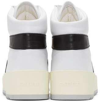 Fear Of God White & black basketball high-top sneakers