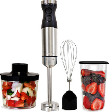 Kenmore Variable Speed Hand Immersion Blender with Food Chopper and Whisk
