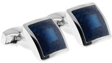 Thumbnail for your product : Tateossian Fiber Optic Glass Square Checker Cuff Links
