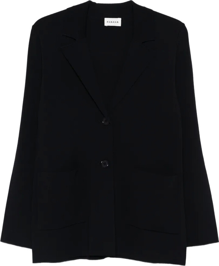 P.A.R.O.S.H. Notched Lapels Button Fastening Jacket