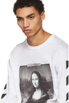 Thumbnail for your product : Off-White White and Black Diagonal Monalisa T-Shirt