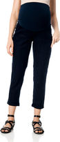 Thumbnail for your product : A Pea in the Pod Secret Fit Belly Linen Maternity Crop Pants
