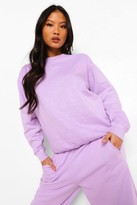 Thumbnail for your product : boohoo Petite Oversized Acid Wash Sweatshirt