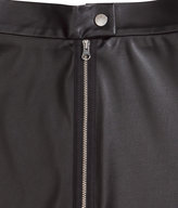 Thumbnail for your product : H&M Imitation Leather Skirt - Black - Ladies