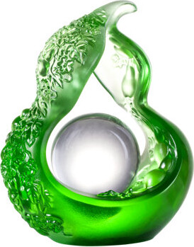 LIULI Crystal Art As The Good World Turns Hulu Feng Shui Sculpture