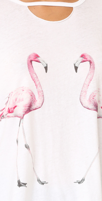 Wildfox Couture Two Flamingos Tee