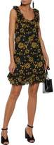 Thumbnail for your product : Anna Sui Ruffle-trimmed Cotton Guipure Lace Mini Dress