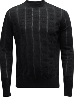 Bally Men's Intarsia Logo Sweater