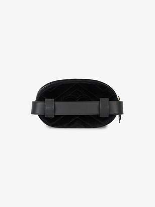 Gucci Black Marmont Velvet Belt Bag