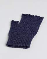 Thumbnail for your product : ASOS Fingerless Gloves In Denim