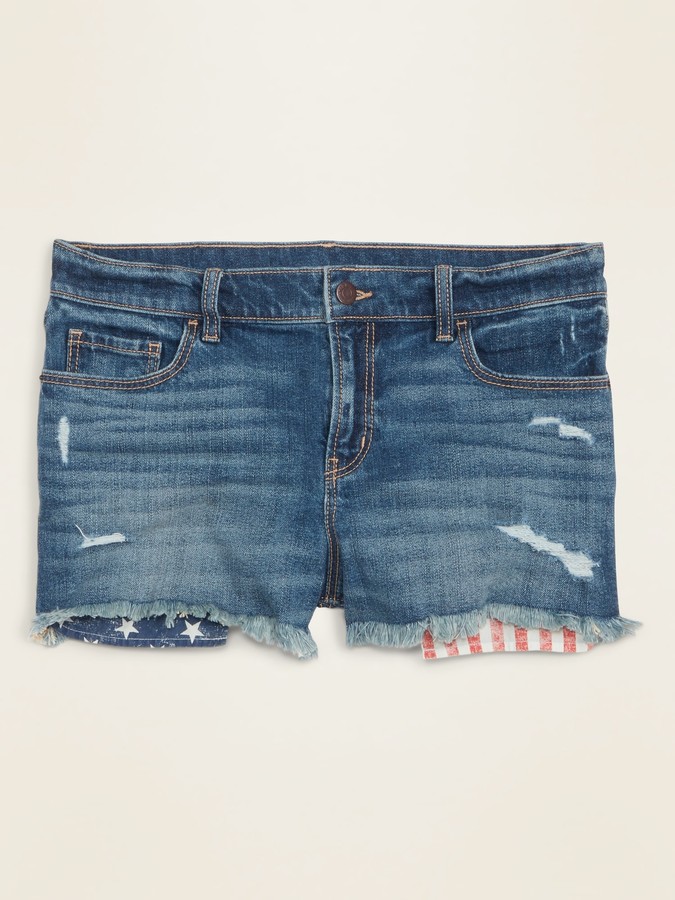 5 inseam jean shorts
