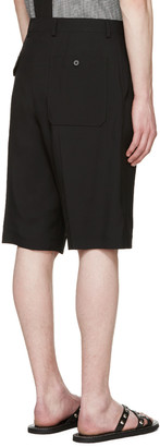 Lanvin Black Cotton Shorts