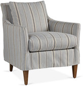 Thumbnail for your product : One Kings Lane Ines Slipcover Chair - Gray Stripe