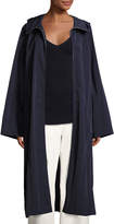 Thumbnail for your product : The Row Haylen Textural Nylon Coat, Navy