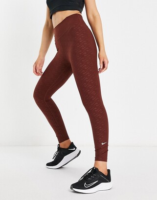 nike bronze leggings