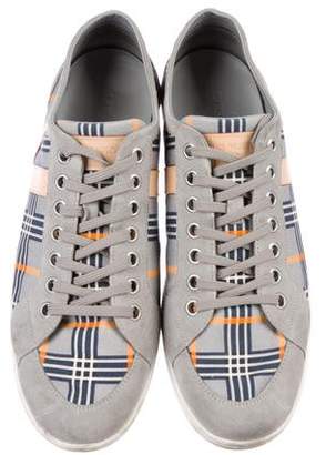 Louis Vuitton Plaid Low-Top Sneakers