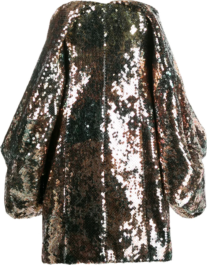 Halpern Sequinned Mini Dress