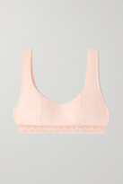 Thumbnail for your product : Eres Alice Lace-trimmed Stretch-jersey Soft-cup Bra - Pink
