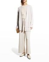 Thumbnail for your product : Eileen Fisher Petite Boxy Open-Front Long Cardigan