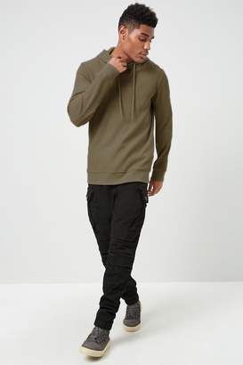 Forever 21 Hooded Waffle Knit Tee
