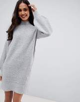 Thumbnail for your product : Brave Soul hudson high neck jumper dress with balloon sleeves