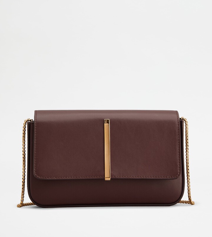 Tod's Di Bag Folio in Leather Mini