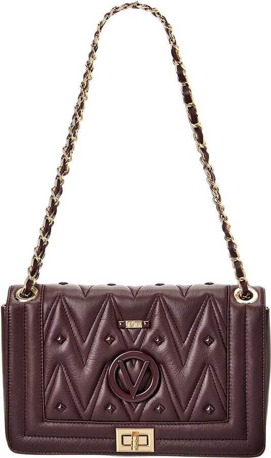 Leather handbag Valentino by mario valentino Gold in Leather - 35004028