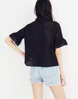 Thumbnail for your product : Madewell Eyelet Bell-Sleeve Shirt