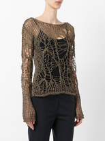 Thumbnail for your product : Isabel Benenato netting top