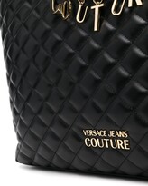 Thumbnail for your product : Versace Jeans Couture Womens Black Faux Leather Tote