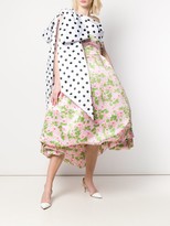 Thumbnail for your product : Richard Quinn Puffball Floral Dress