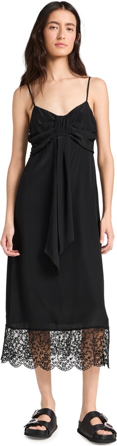 Simone Rocha Slip Dress W/ Front Bow
