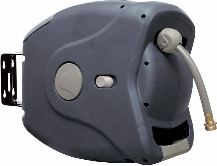 Sunneday Retractable Garden Hose 100ft 5/8" Charcoal