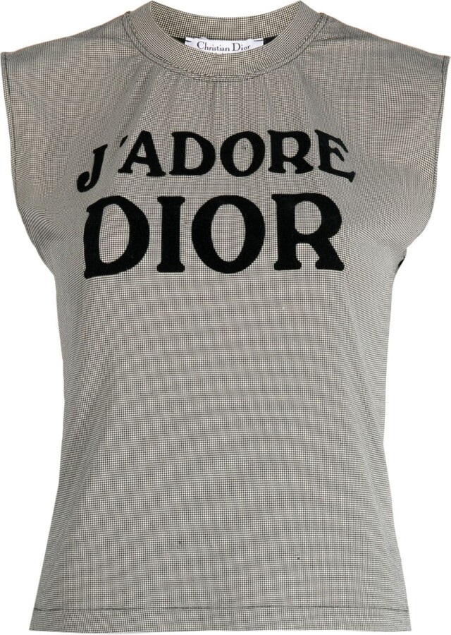 Christian Dior 1990-2000s pre-owned J'Adore Dior Cotton T-shirt - Farfetch