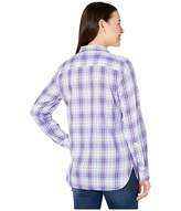 Thumbnail for your product : Lauren Ralph Lauren Petite Plaid Roll-Tab Button Down Shirt