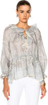 Thumbnail for your product : Zimmermann Tulsi Ruffle Blouse