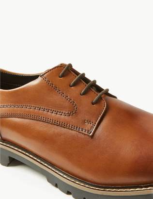 Marks and Spencer Leather Derby Lace-up Shoes