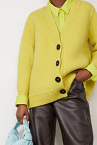 Thumbnail for your product : Meryll Rogge Wool Cardigan - Yellow