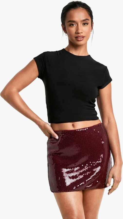 Sword Sequin Mini Skirt Sequin Midi Skirt Whistles Size 16 Sequin
