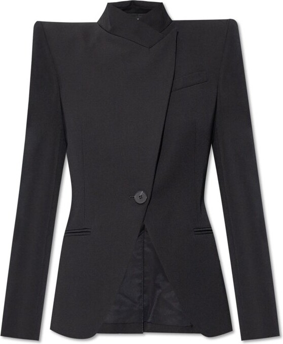 Alexander McQueen Twisted Spliced Jacket