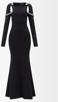 Thumbnail for your product : Givenchy Chain-embellished Jersey Maxi Dress