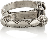 Thumbnail for your product : Pamela Love Duel sterling silver two-finger ring