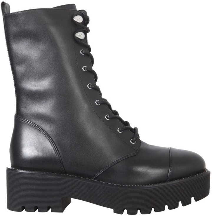 platform army boots
