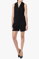 Thumbnail for your product : 7 For All Mankind Short Romper In Black