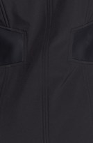 Thumbnail for your product : BCBGeneration Faux Leather Detail Soft Shell Walking Coat (Online Only)