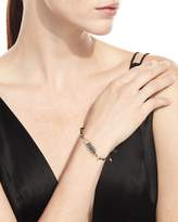 Thumbnail for your product : Pippo Perez Pull-Cord Bracelet with Black & White Diamond Fishbone Station