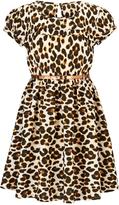 Thumbnail for your product : Free Spirit 19533 Freespirit Girls Animal Belted Frill Dress