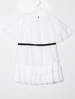 Thumbnail for your product : Douuod Kids TEEN layered frill blouse