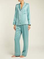 Thumbnail for your product : Morpho + Luna Colette Silk Pyjamas - Womens - Blue